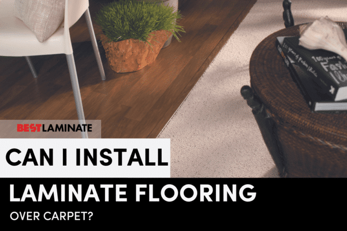 Can I install laminate flooring over carpet?