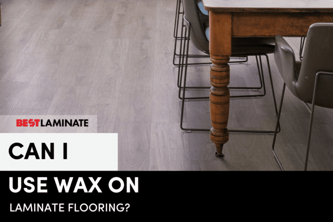 Can I put wax on laminate flooring?