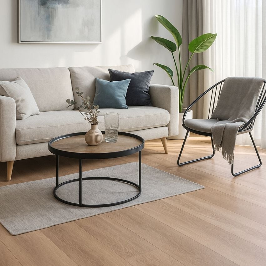Bestlaminate Euro Wood French Oak 5mm 20 mil SPC Vinyl Flooring w/Pad