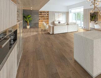 Engineered Hardwood in 7" Wide Planks